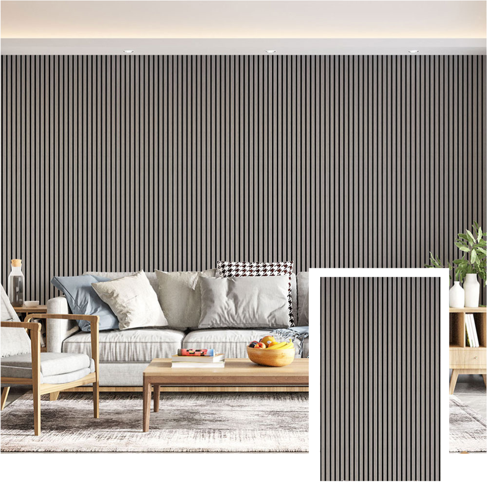 Painéal Slat Fuaimiúil HemmaNord™ — Darach Nádúrtha (2.7 m × 1.10 m)